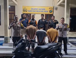 Polsek Pugung Tangkap Tiga Pelaku Penipuan Bermodus COD Motor di Tanggamus,