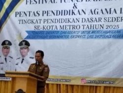 Dinas Pendidikan Kota Metro selenggarakan Pentas Pendidikan Agama Islam 